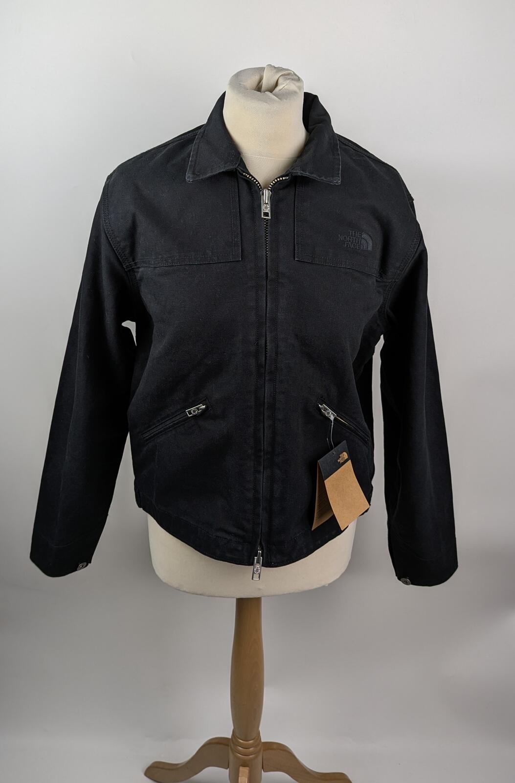 The North Face Cedar work jacket Summer jacket - black denim size uk 12 (Medium)