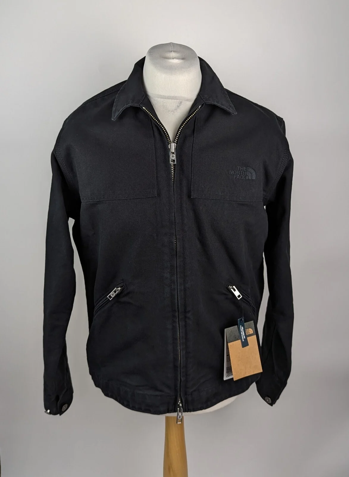The North Face Cedar work jacket Summer jacket - black denim size Small Mens