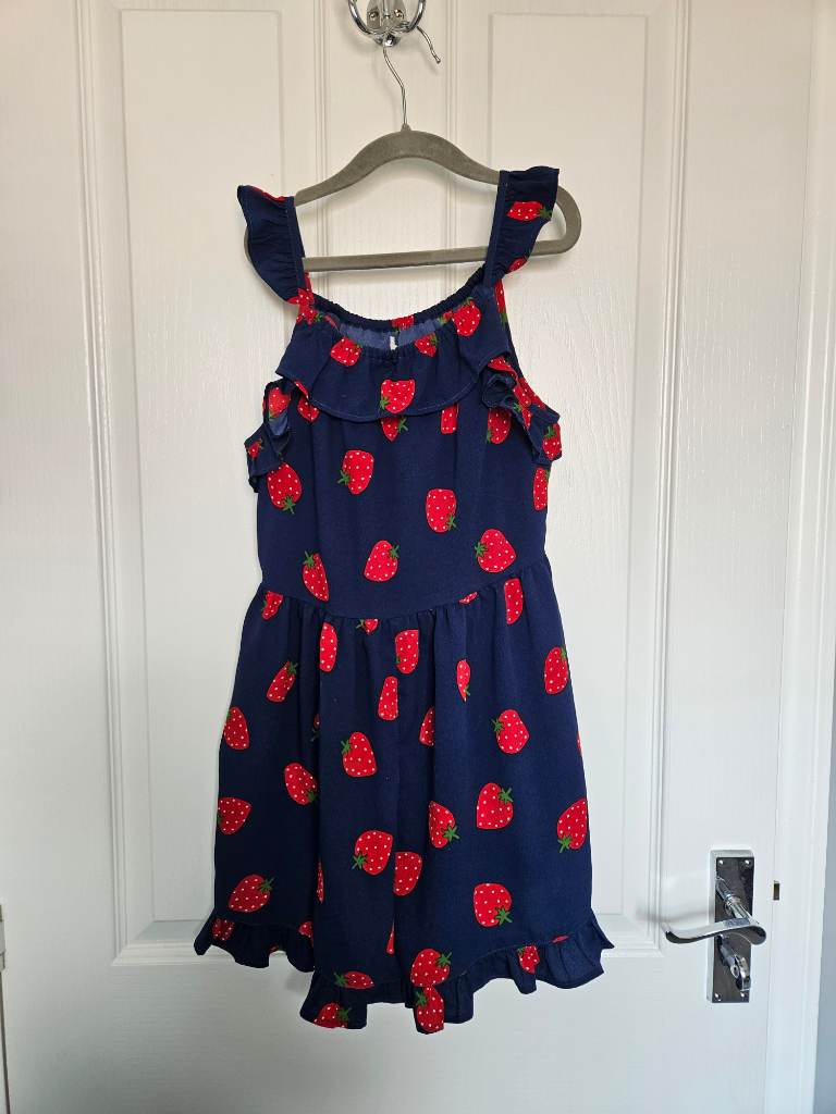 Strawberry print playsuit Next age 10