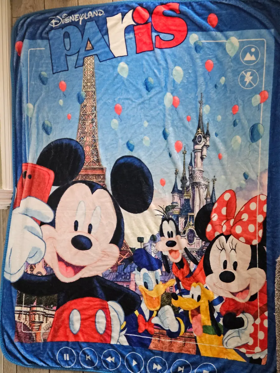 Disney paris throw /blanket