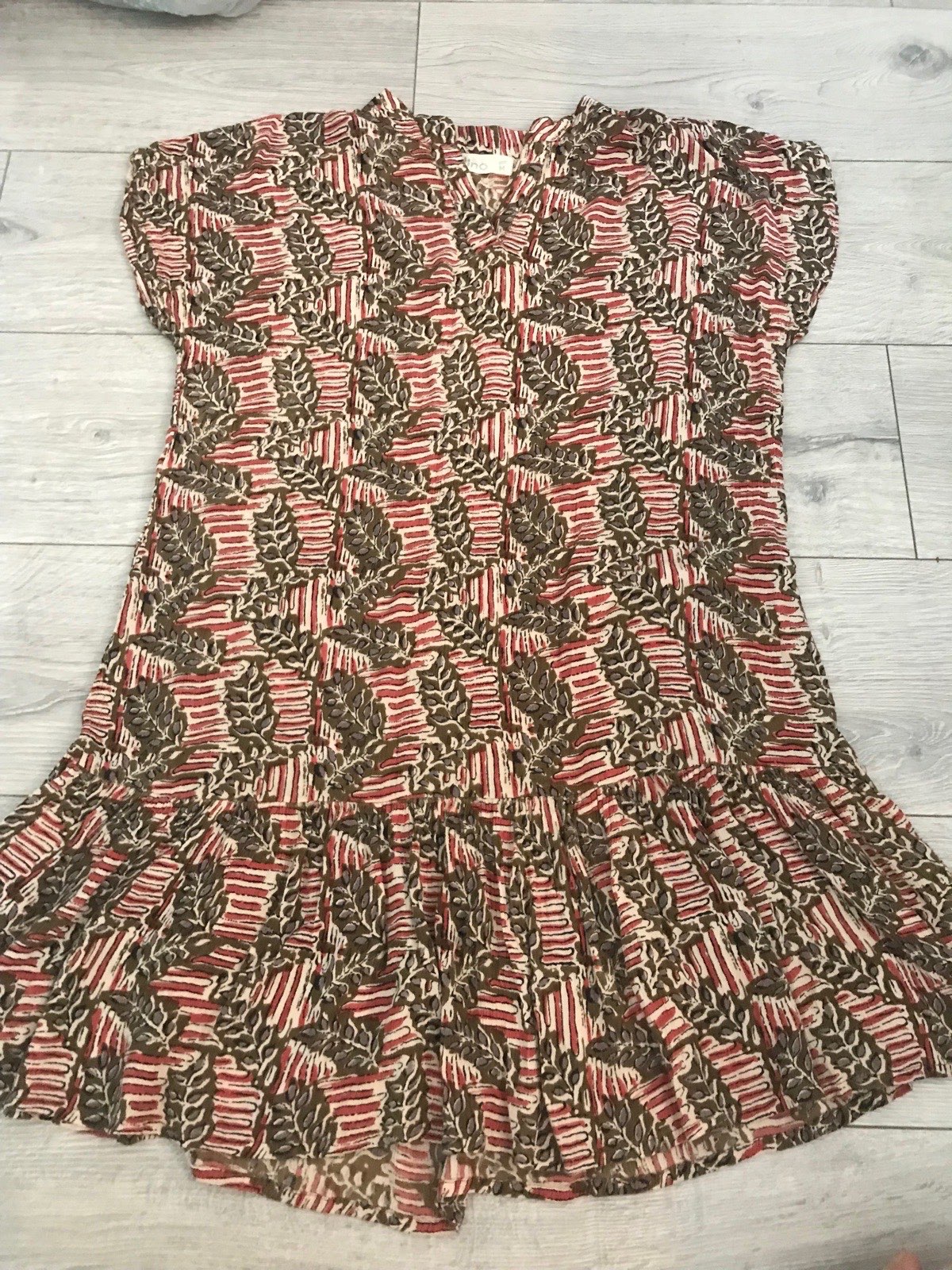 Womens brown pattern salina dress