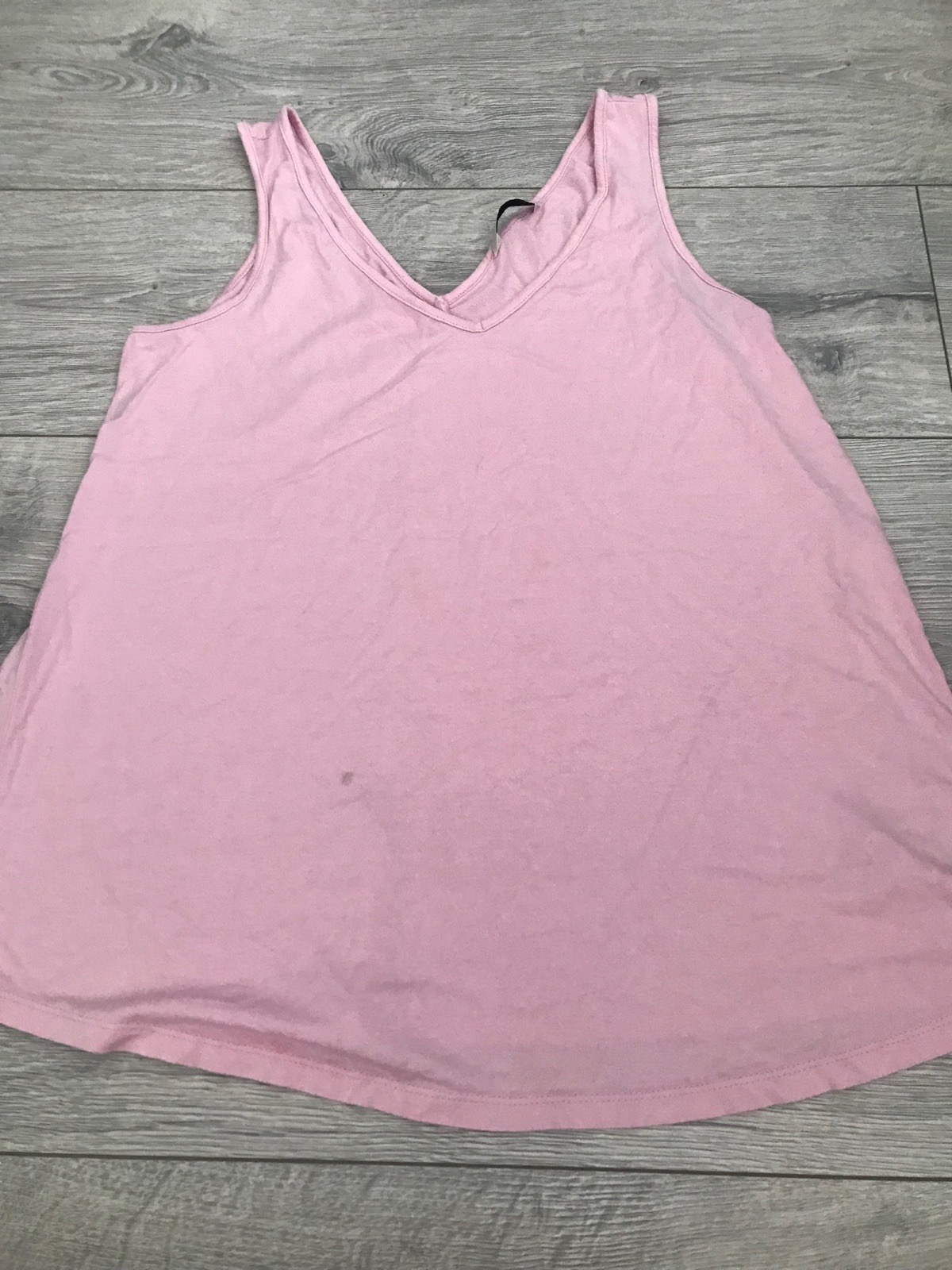 Womens pink George vest top