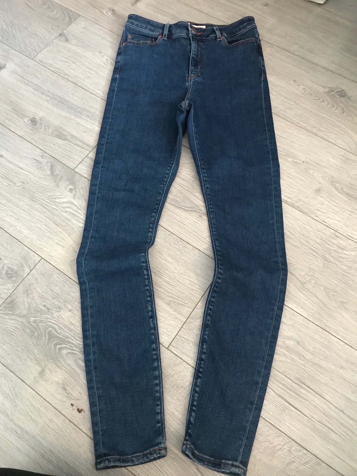 Womens navy asos skinny jeans