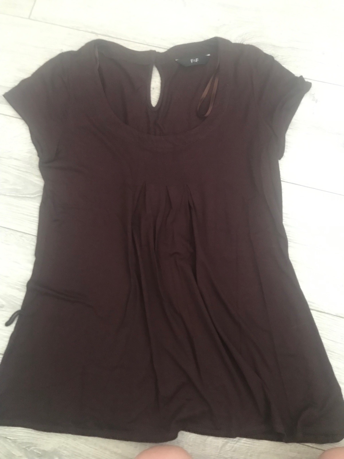 Womens brown F&F sleeveless top