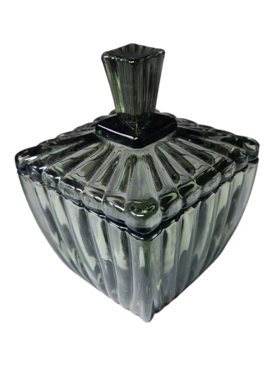 Decorative Glass Jar/Trinket Box