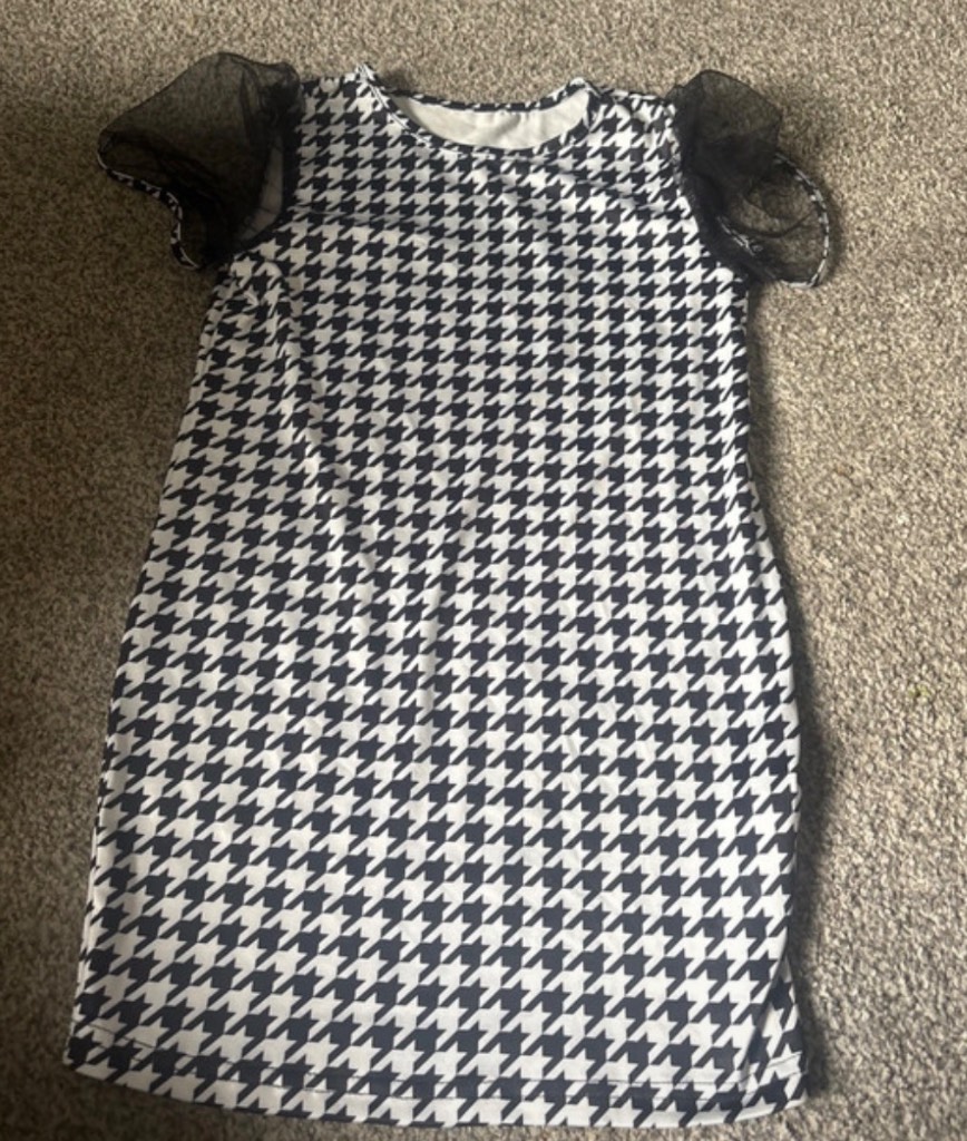 Black and white dress