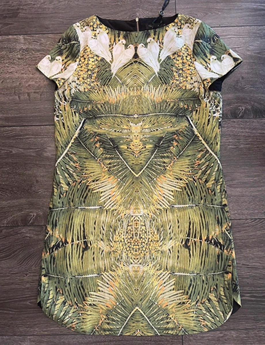 Ladies ted baker summer dress size 2 uk 10 holiday smart casual