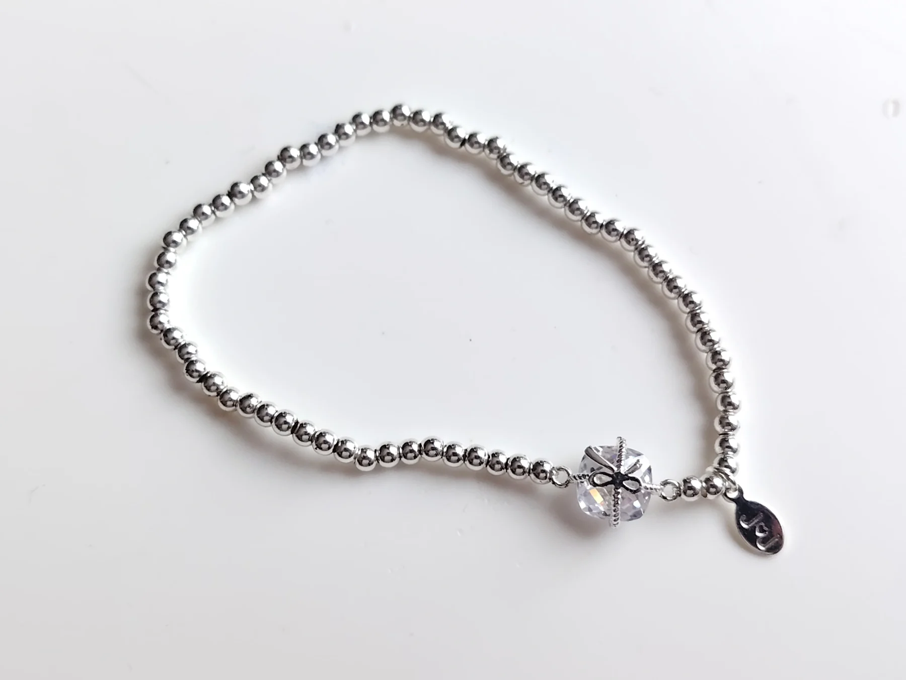 Silver plated joma.jewllery elasticated bracelet