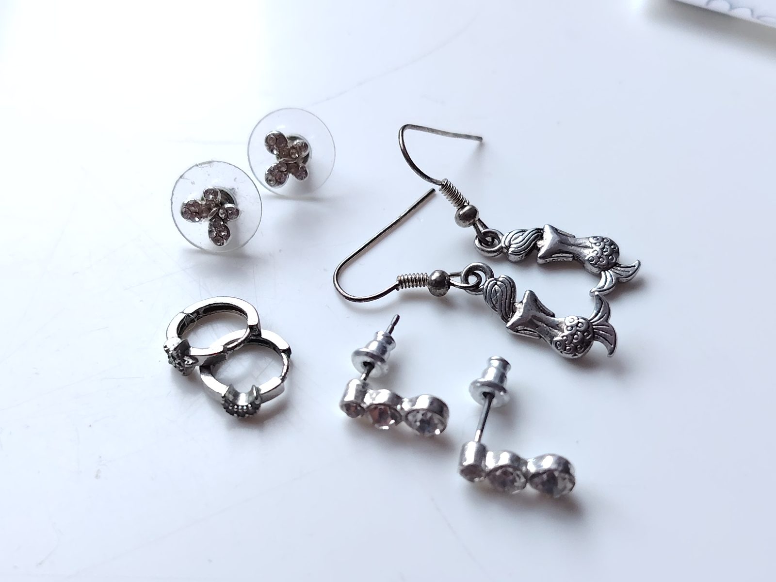 Job lot bundle earrings for pierced ears
