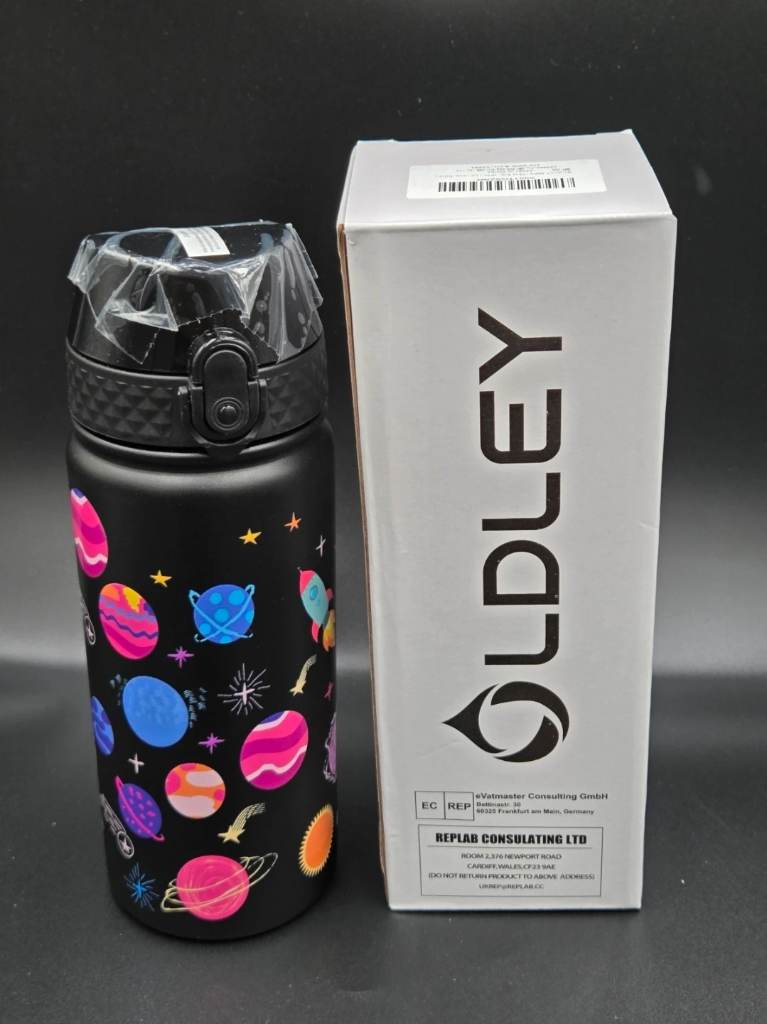 Oldley Stainless Steel Water Bottle with Straw 500mL Vaccum Insulated.