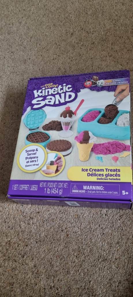 Kinetic sand ice cream  play set