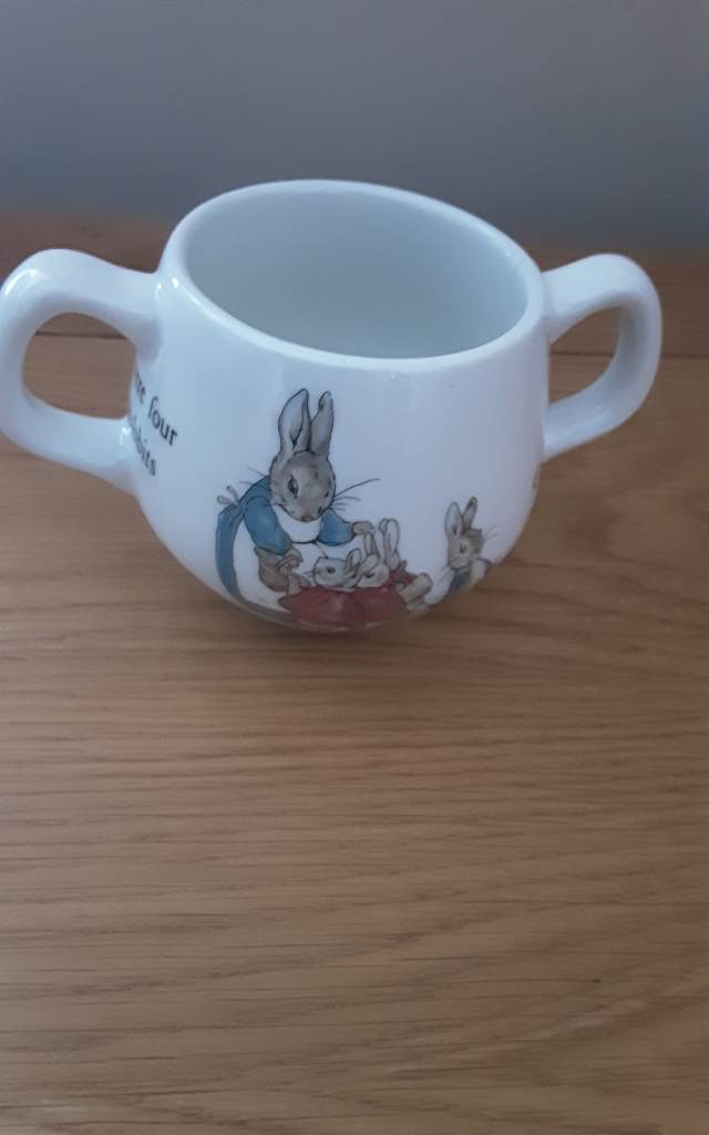 Wedgewood Peter Rabbit 2 handled cup
