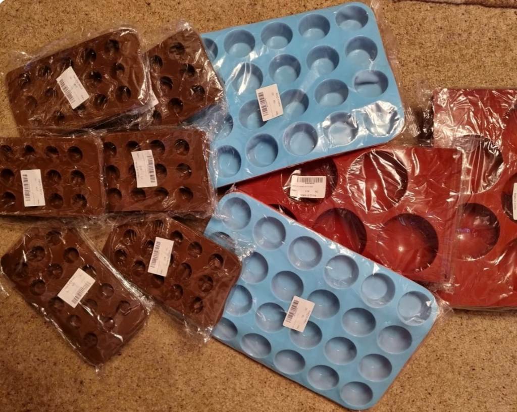 Job lot of silicone molds