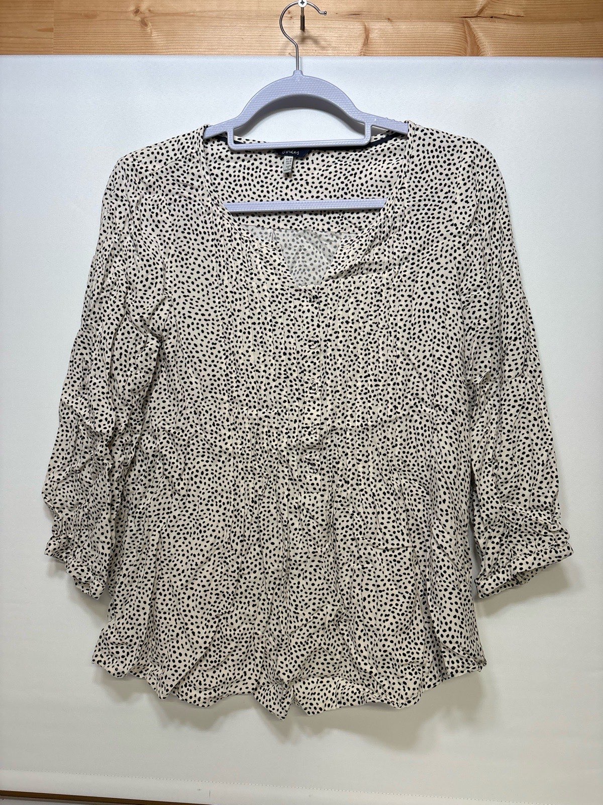 Women’s beige & black joules top - size 10