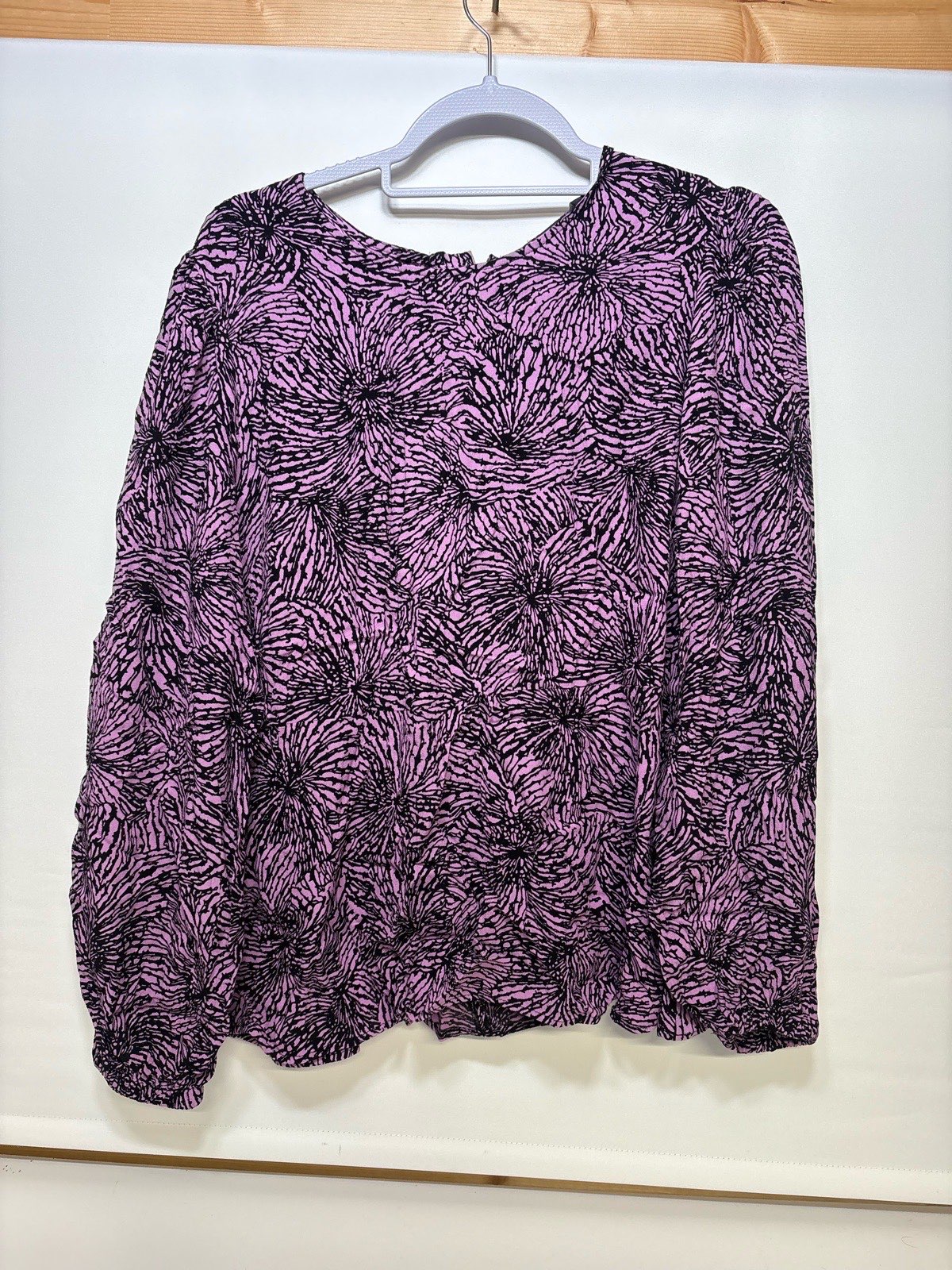 Women’s purple m&s blouse - size 16