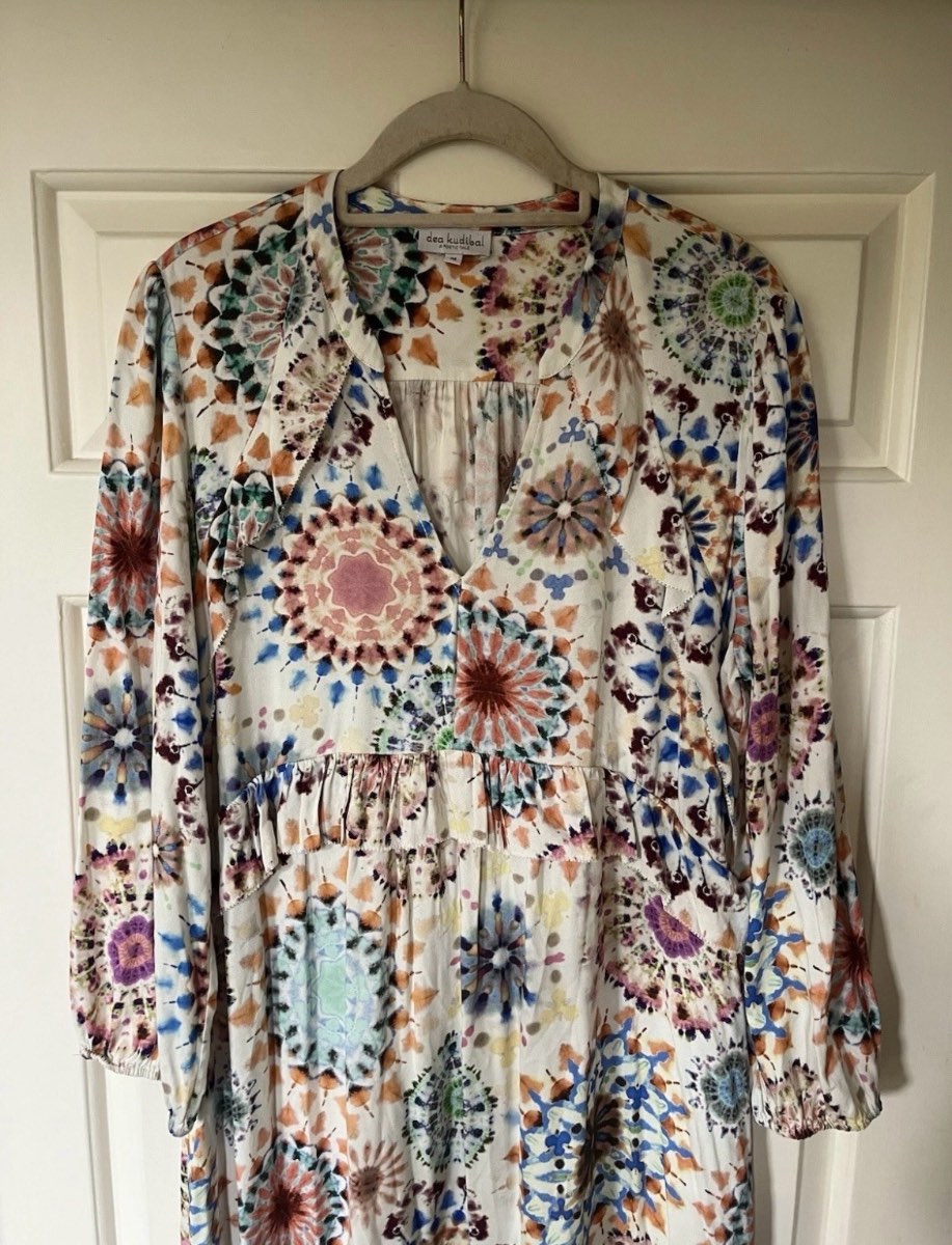 Dea Kudibal Multicoloured Boho Midi Dress Size M – As Good As New