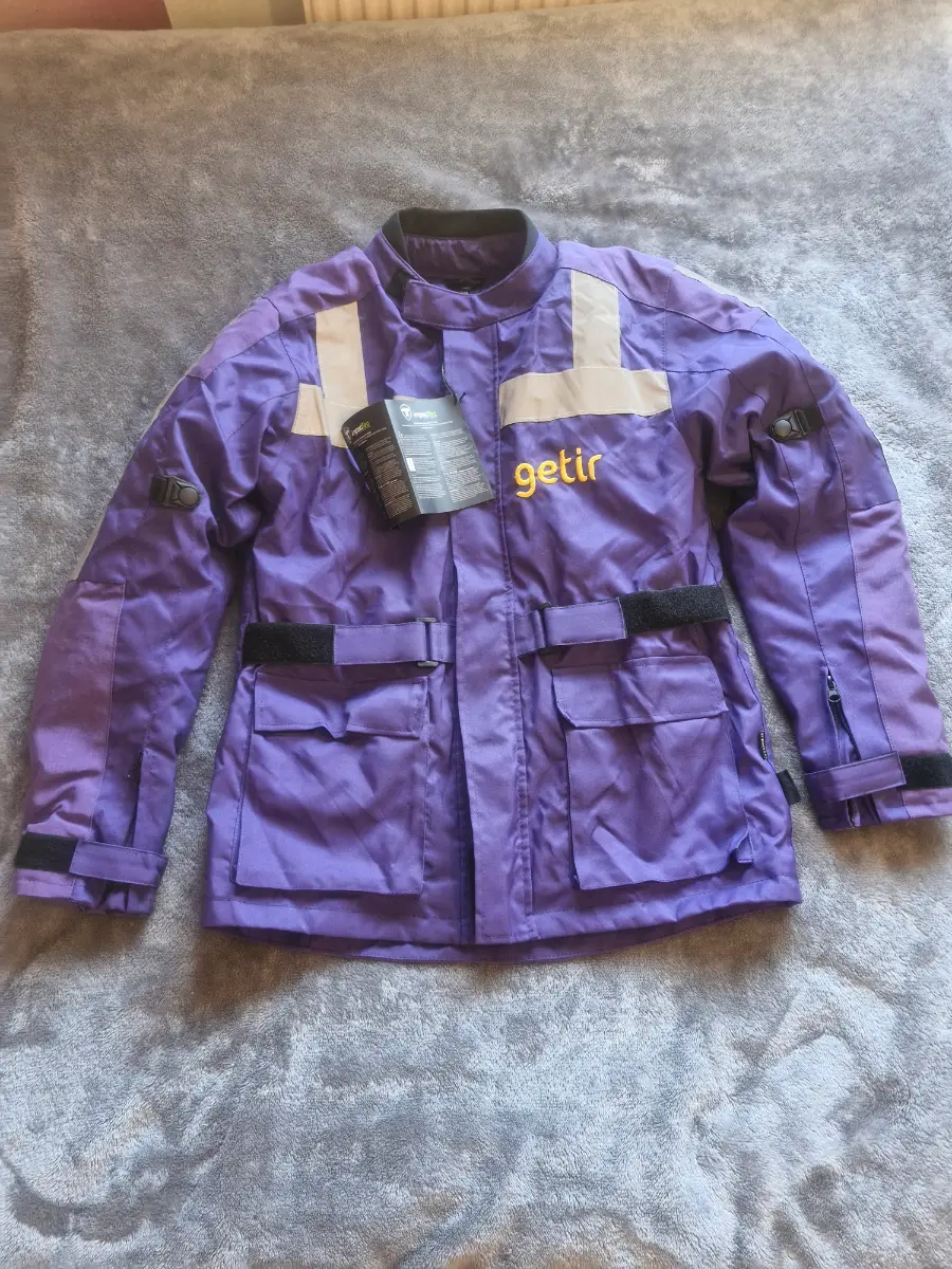 Ladies motorcycle jacket size uk small brand new with tags getir