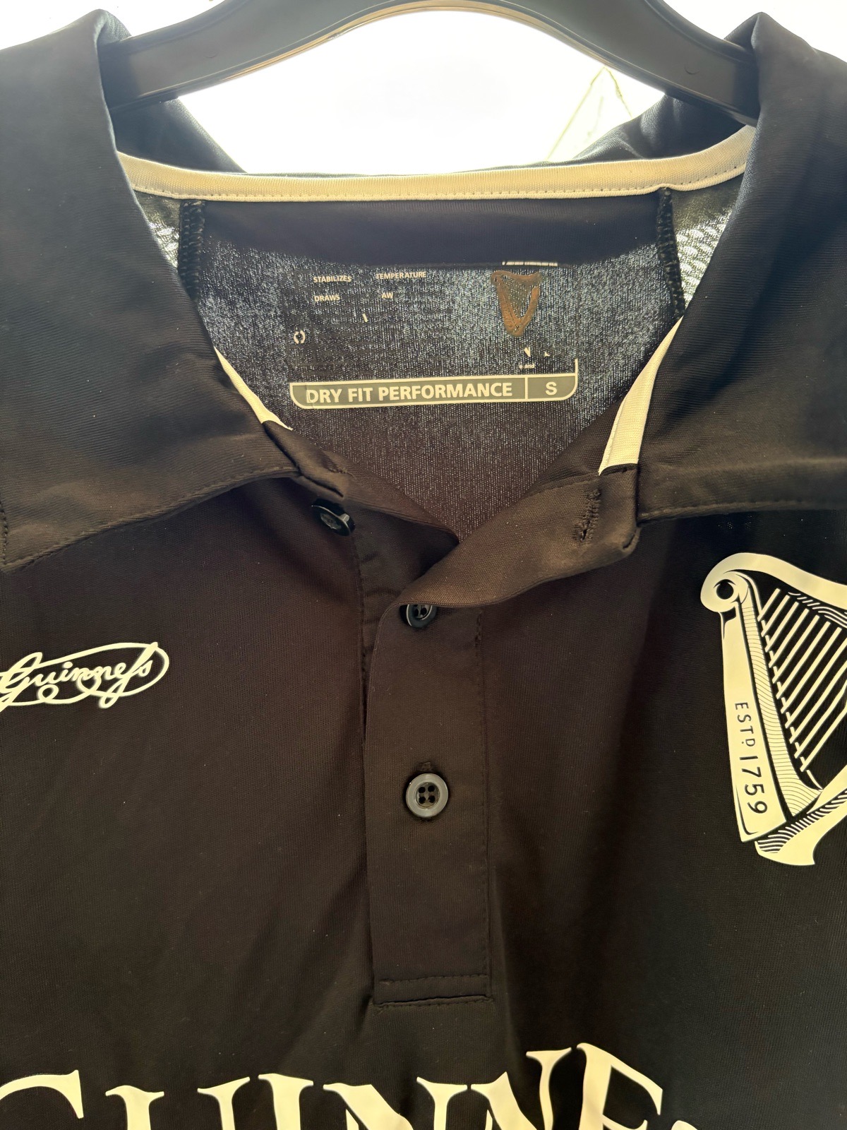 Guinness rugby shirt