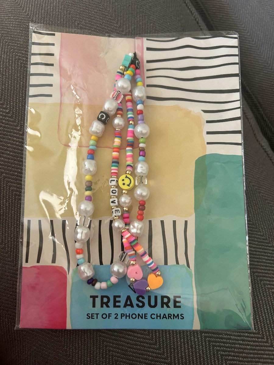 2 pack of Phone charms.   New.