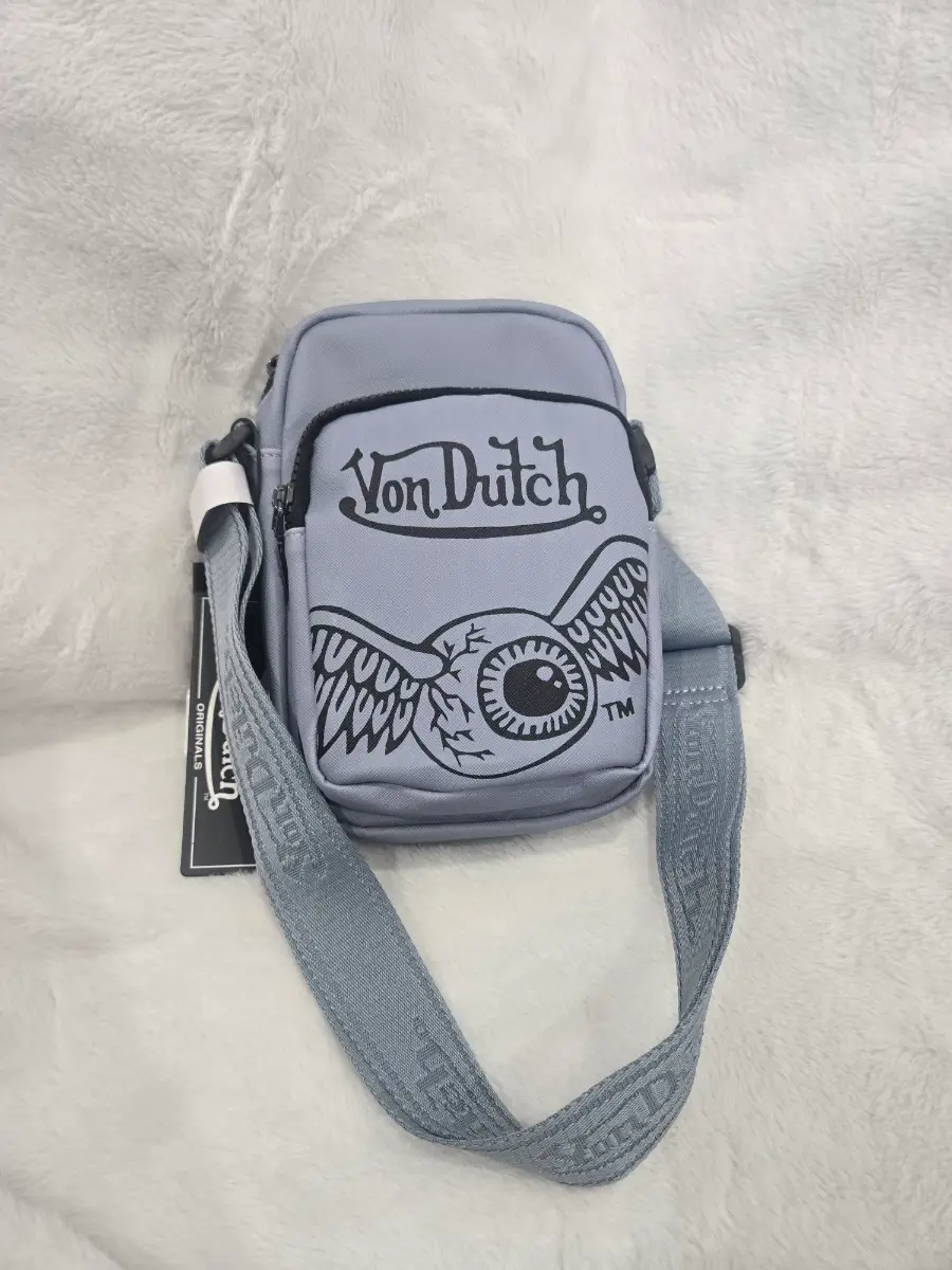 Grey Von Dutch Cross Over Bag