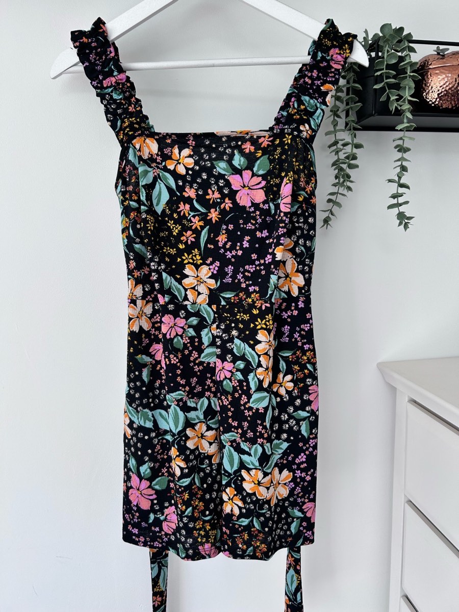 George Black multi floral playsuit size 4/6
