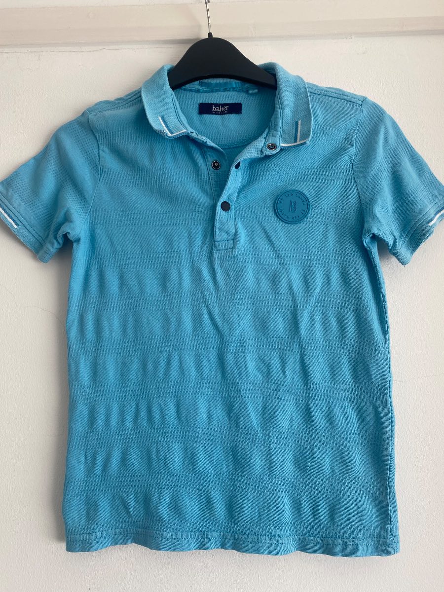 Boys textured cotton polo shirt from Baker by Ted Baker age 9
