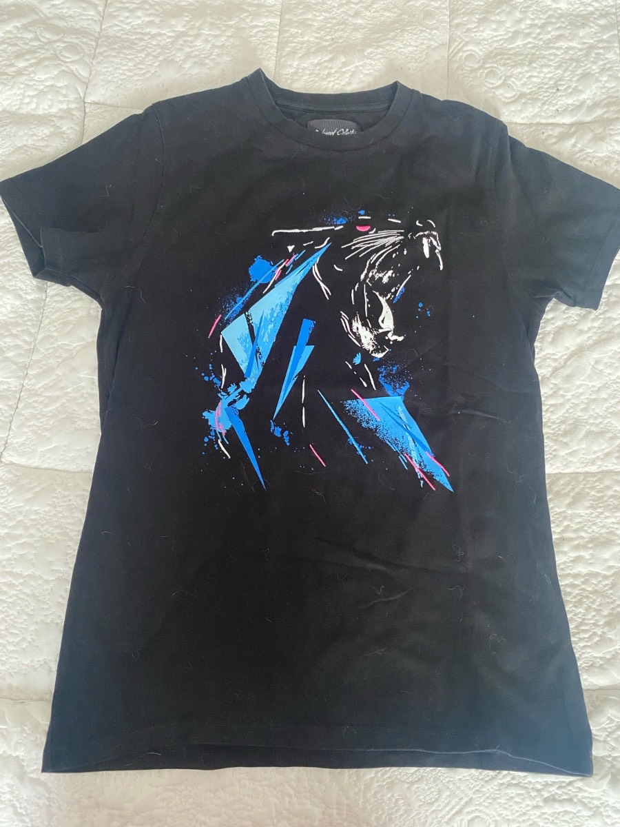 Embroidered panther tee by Condemned Collective size XS