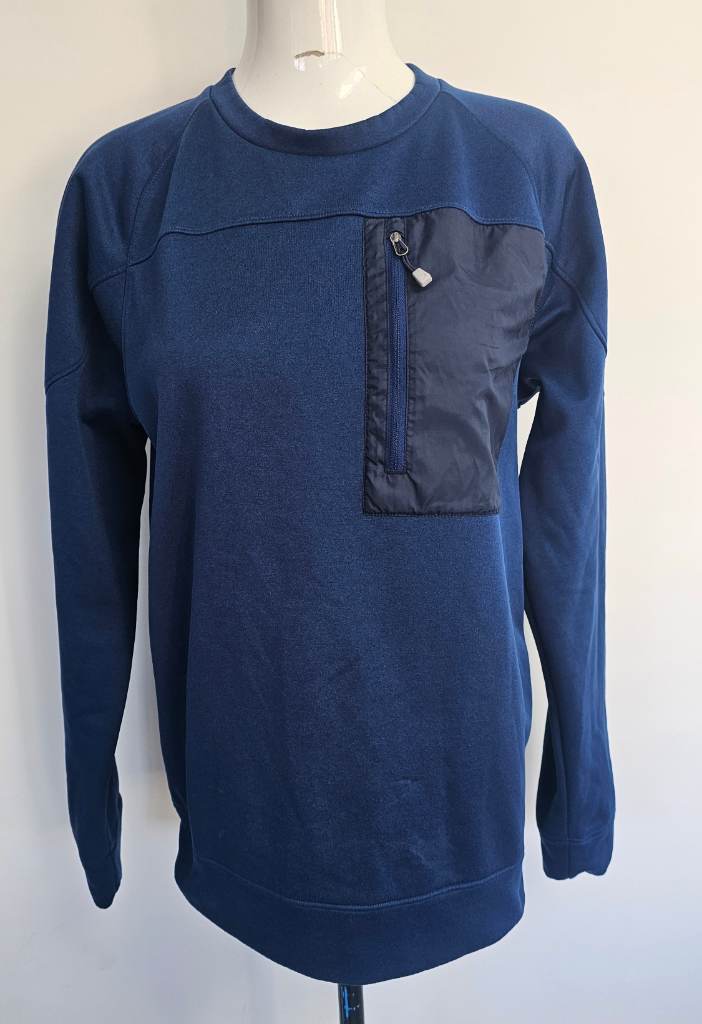 Blue long sleeve men's pullover sweatshirt size M The North Face