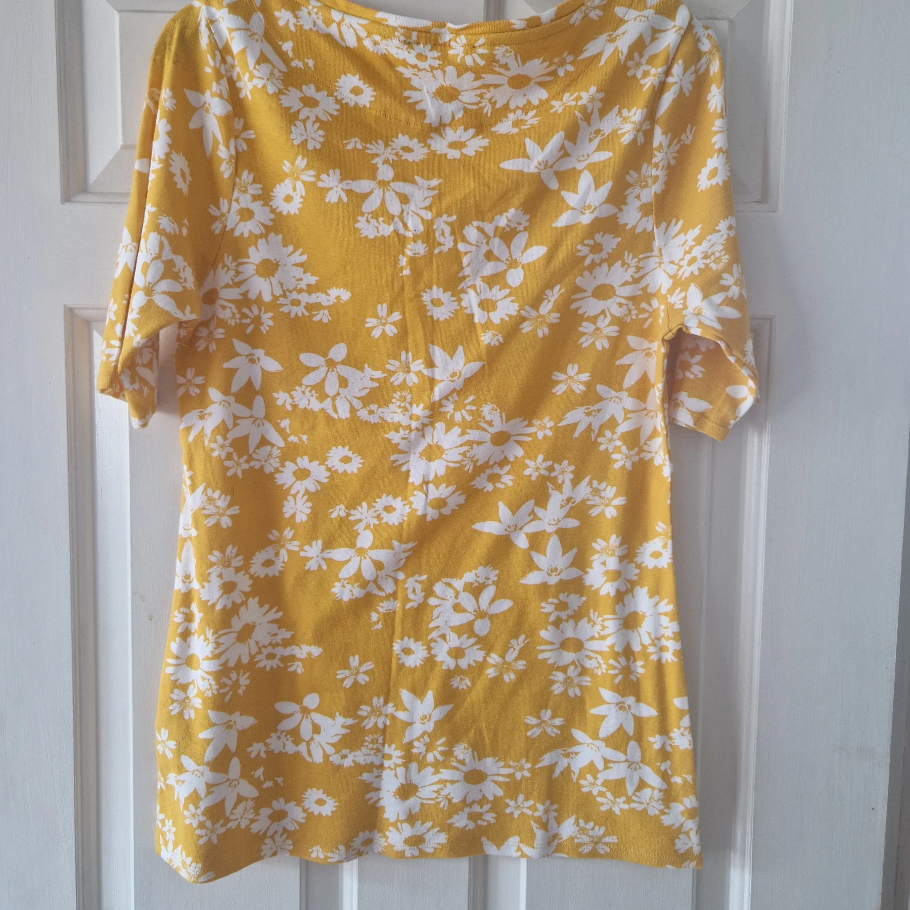 Yellow m & S short sleeve top