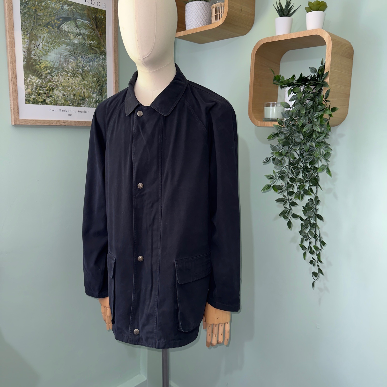 Herno Vintage Classico Europeo 80’s Jacket 56 XL-XXL Navy Chore Oi Polloi Size