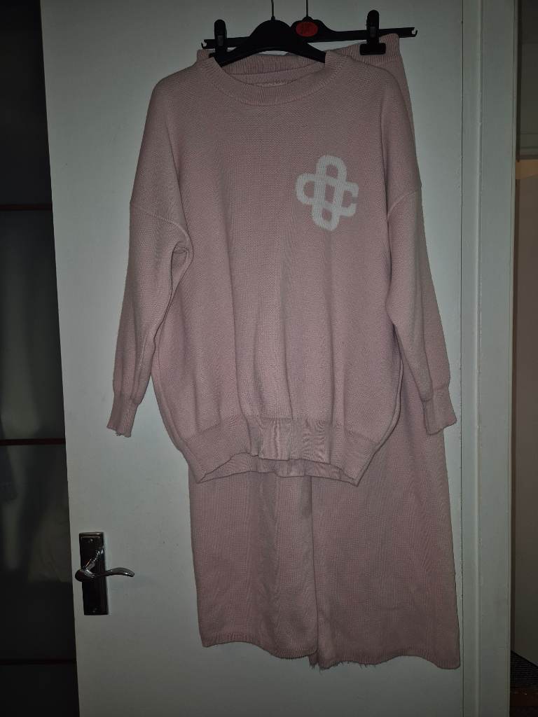 Knitted style tracksuit