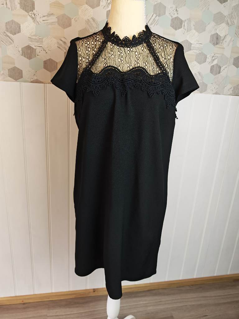 Lipsy London Lace Black Dress | Size 10