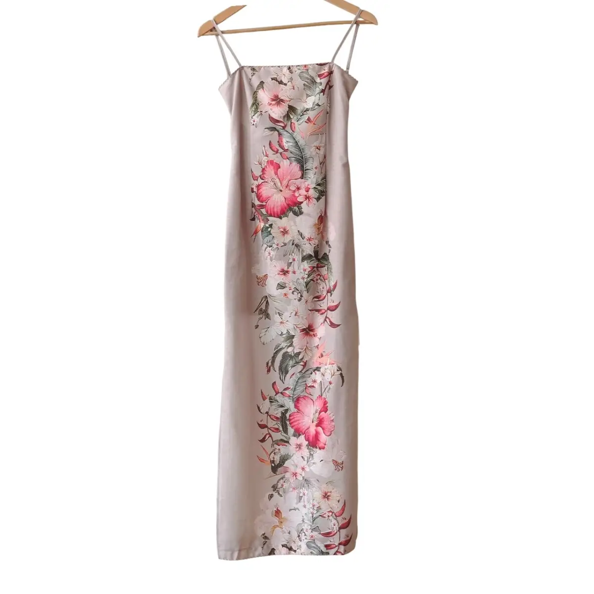 Pink Floral Maxi Dress Sleeveless Strappy Summer Dress UK 6-8 New With Tags