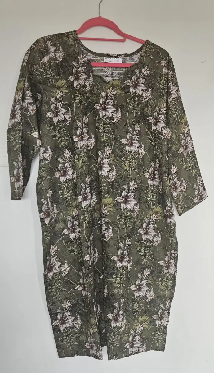 3 Piece Stitched Green Suit
