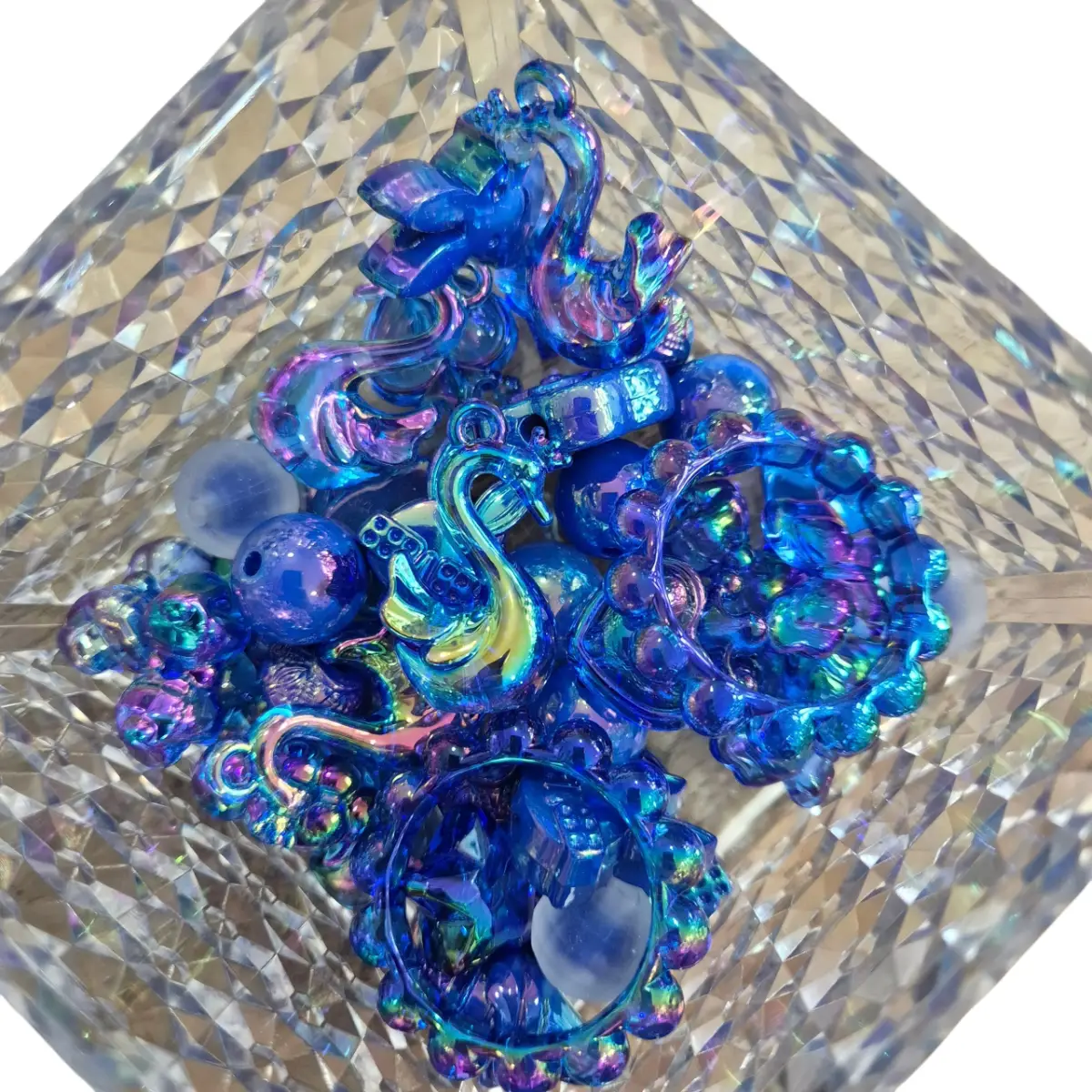 Iredescent blue Mix