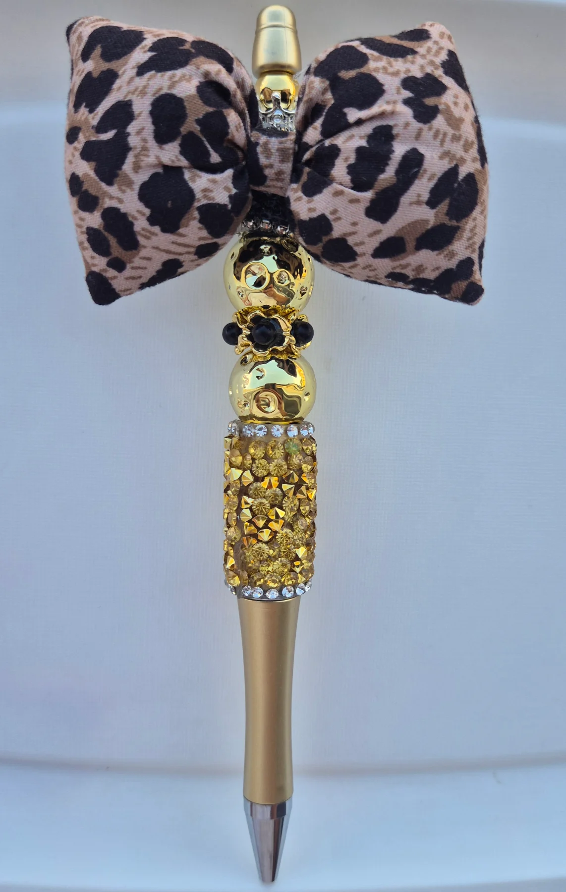 Leopard Print Bow Pen