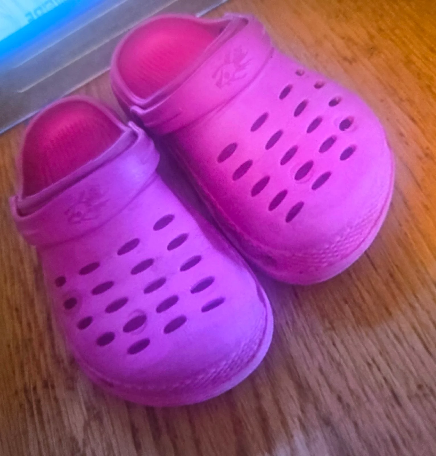 Pink kids crocs