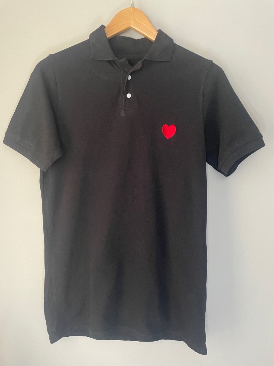Boohooman Black Polo Shirt Size S