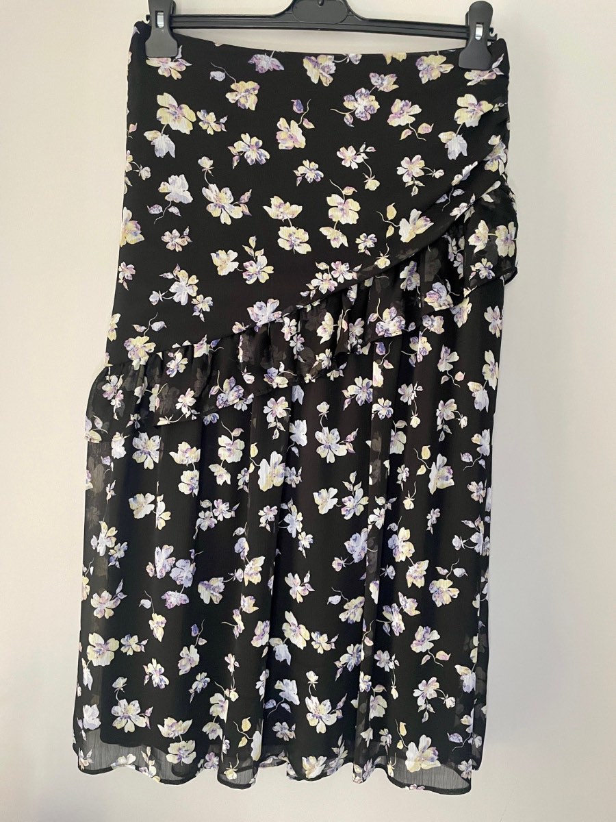 Boho Floral maxi Skirt Size 12
