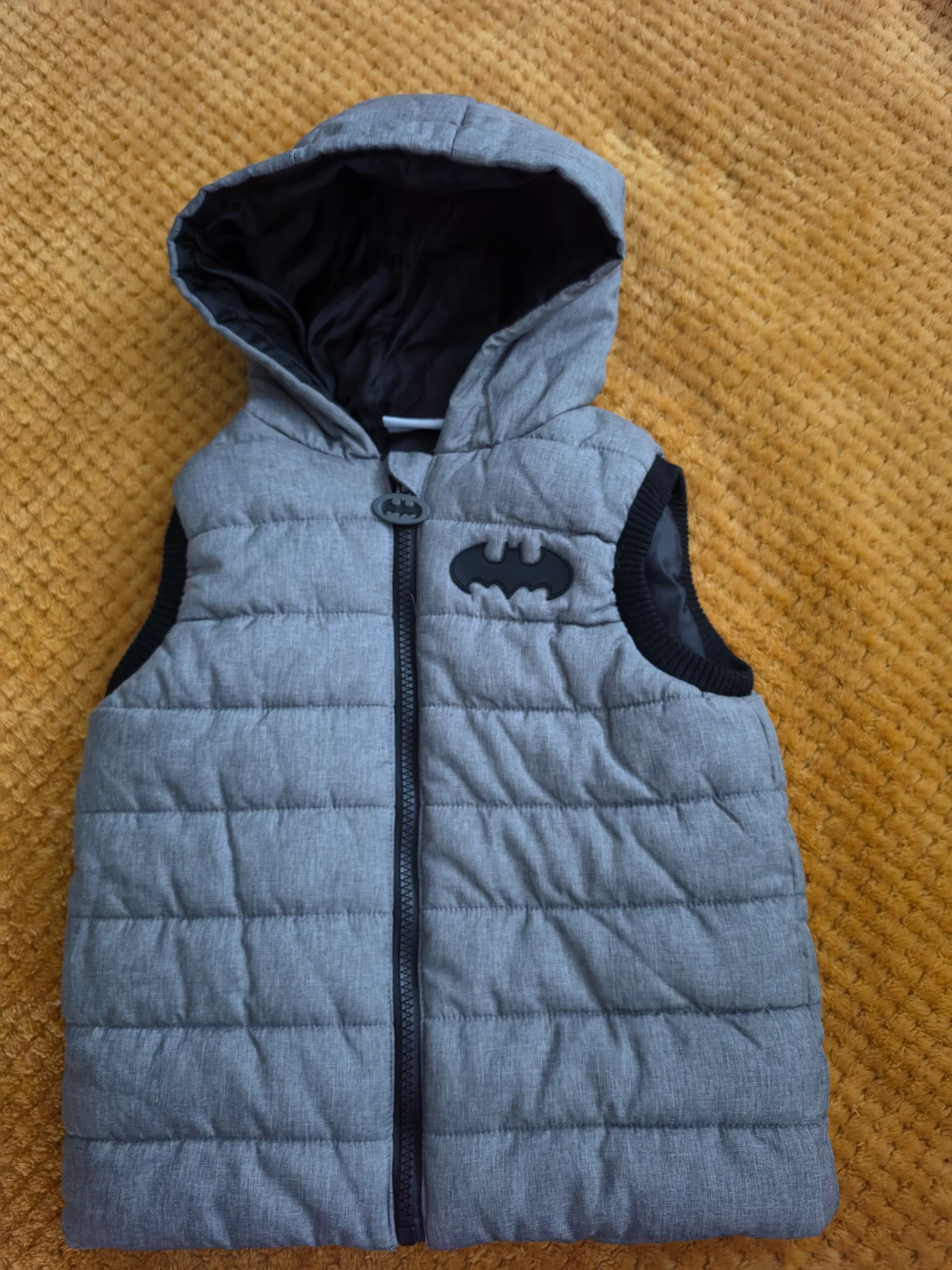 Batman Kids Puffer Gilet | Grey | 4-5 Years