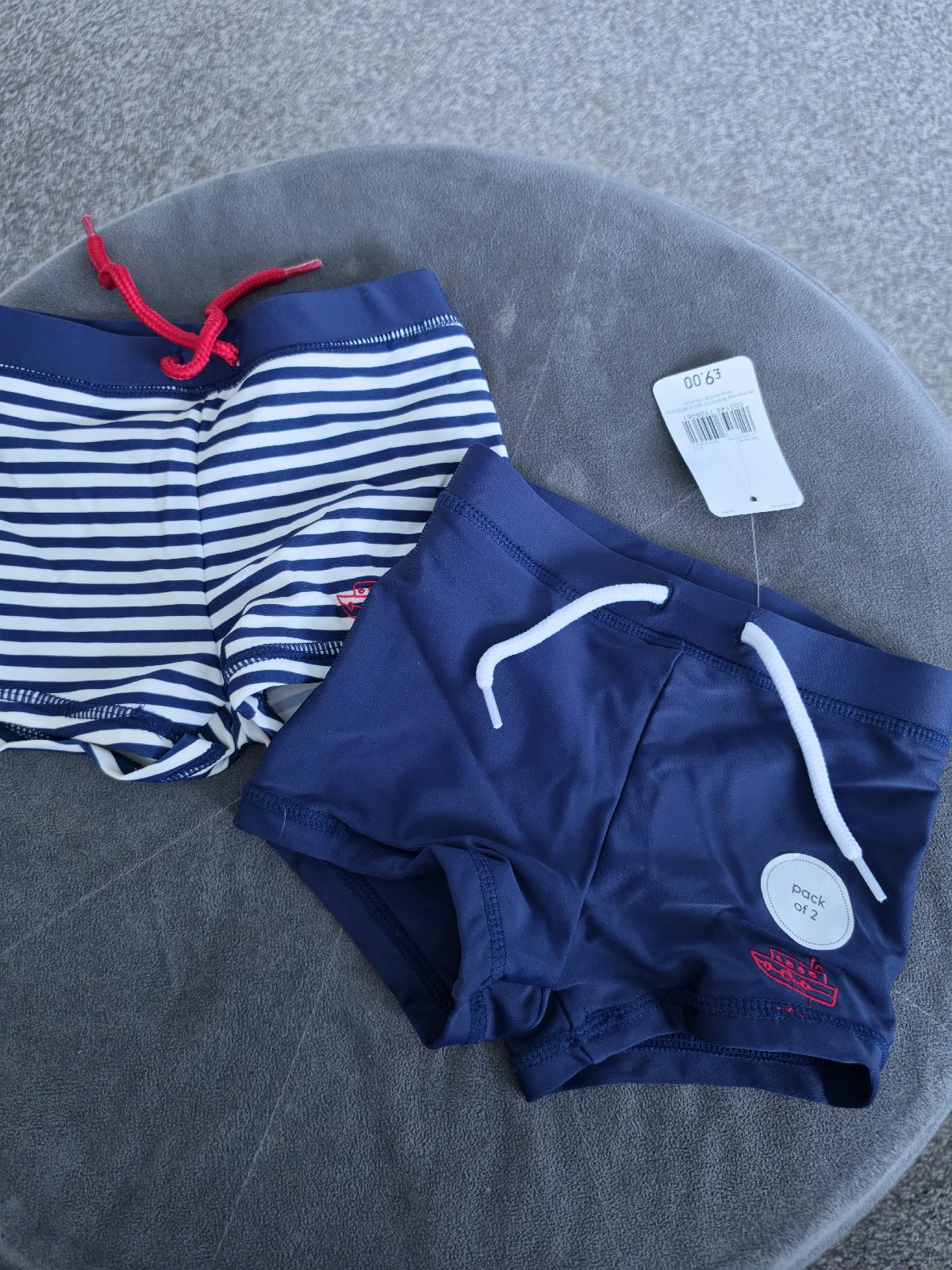 Mothercare Baby Boys Swim Shorts 2-Pack | 6-9 Months | New with Tags