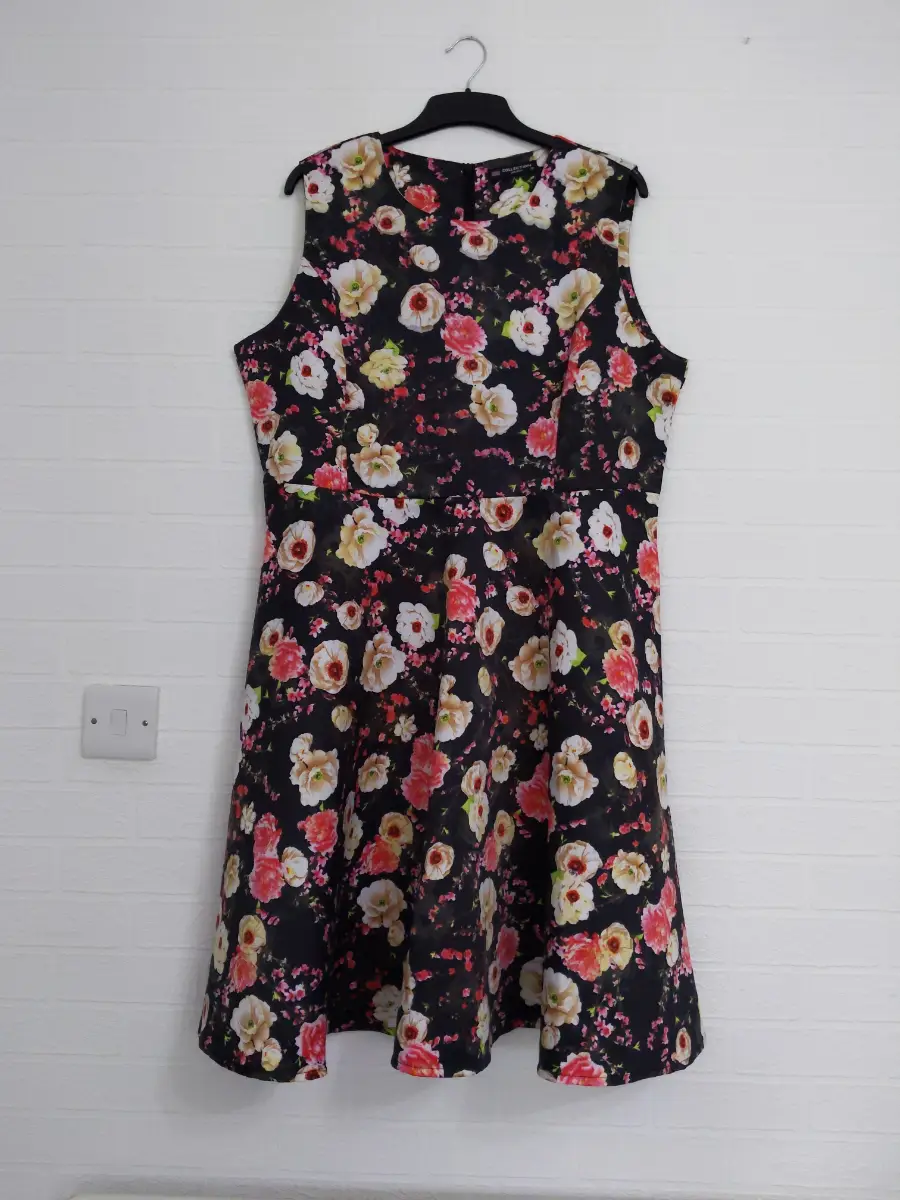 Collection London Dress Size 18 Retro Look Fit and Flare