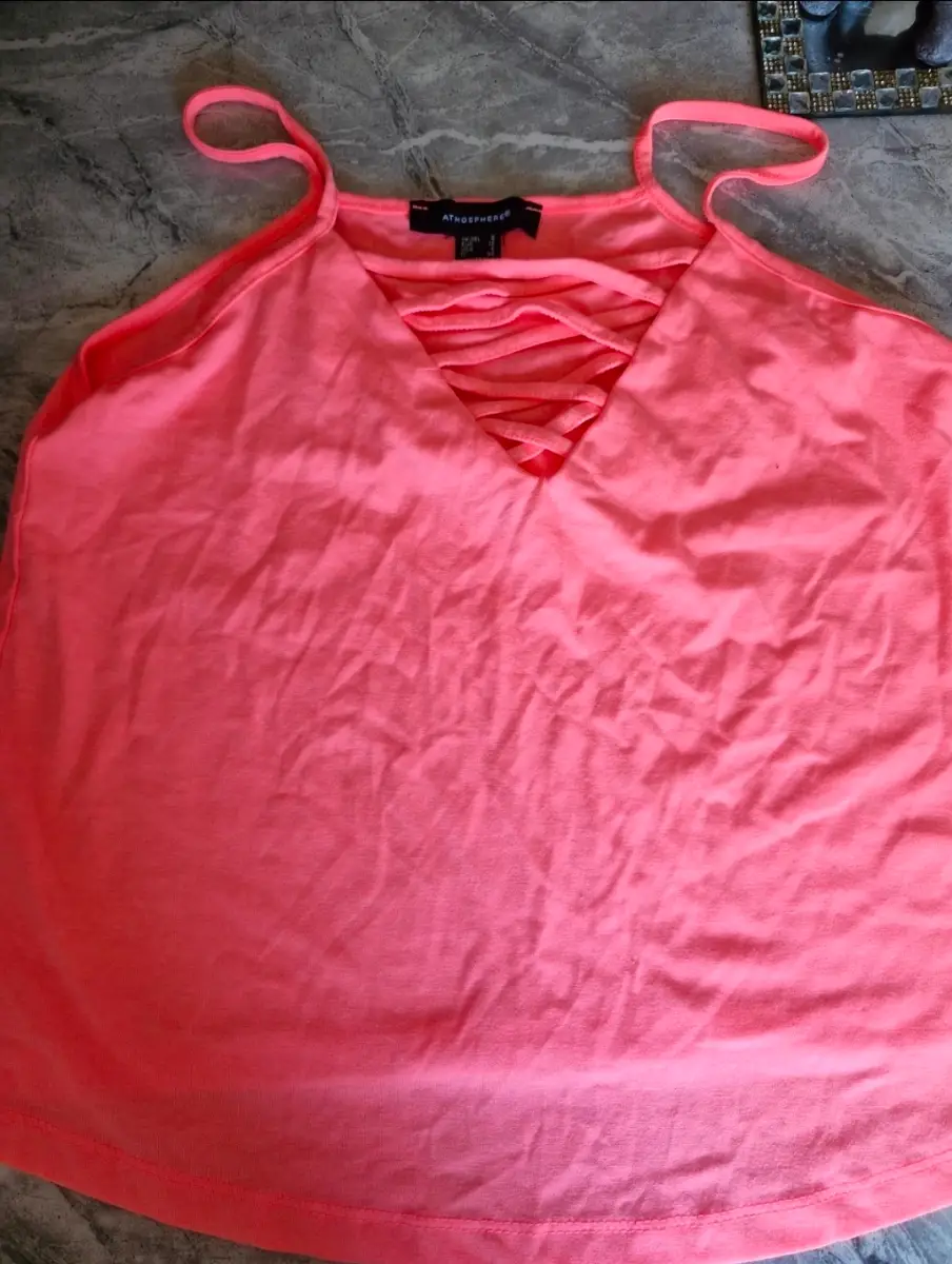 ladies pink vest size 8