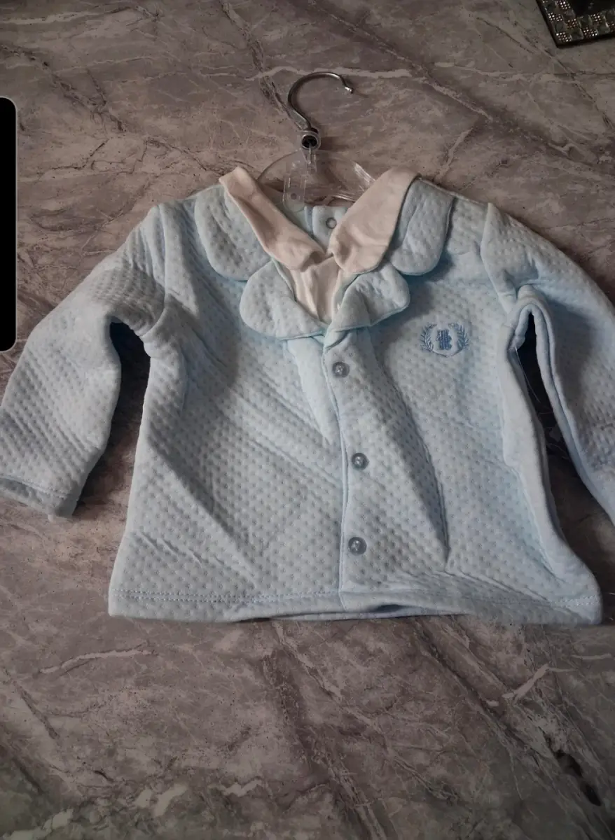 babies blue 2 piece set 3-6 month