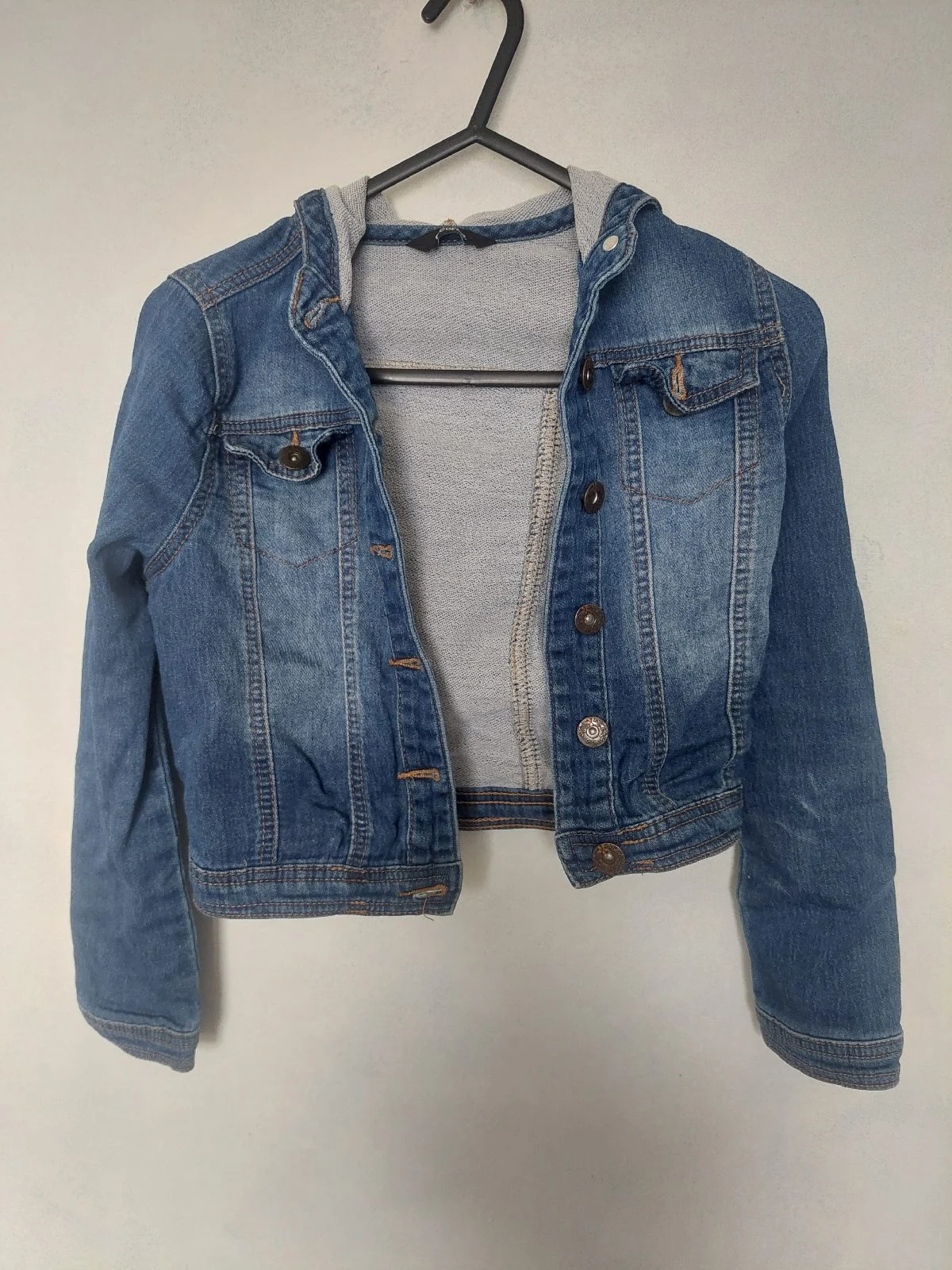 Girls Denim Jacket with hood