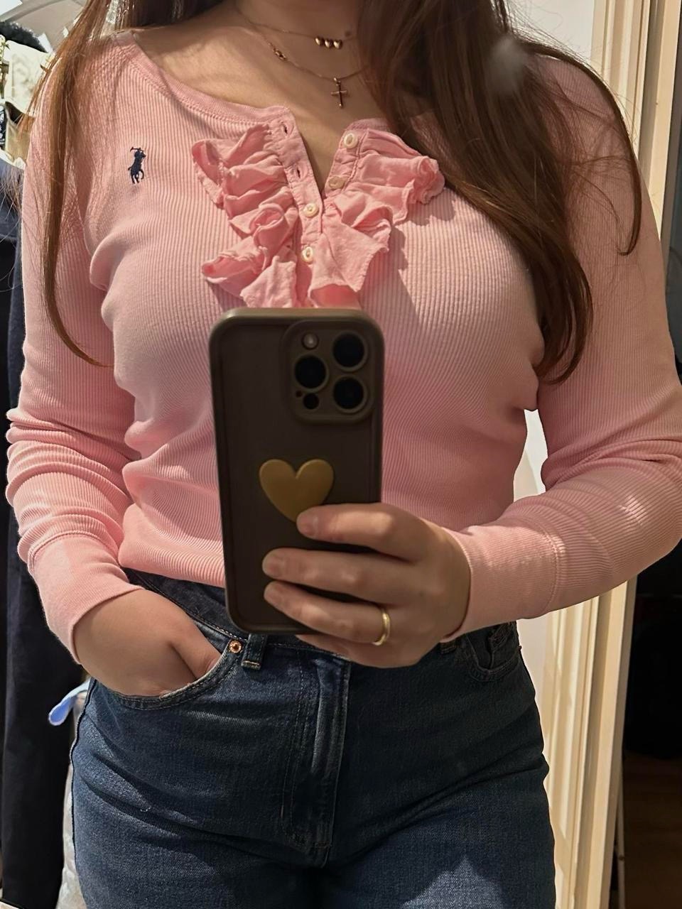 Ralph Lauren pink long sleeve top  BNWT ,fits uk S women’s #RalphLauren