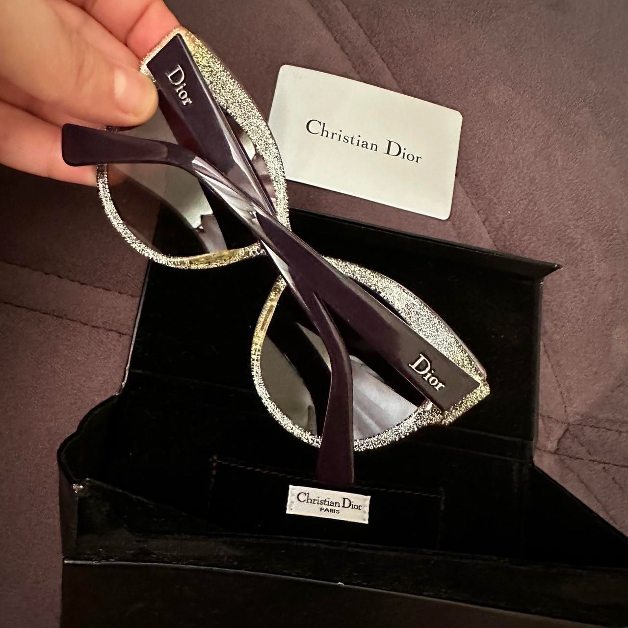 Dior women’s cat eyes sunglasses  Hardly worn ,lovely condition  Comes with case and card