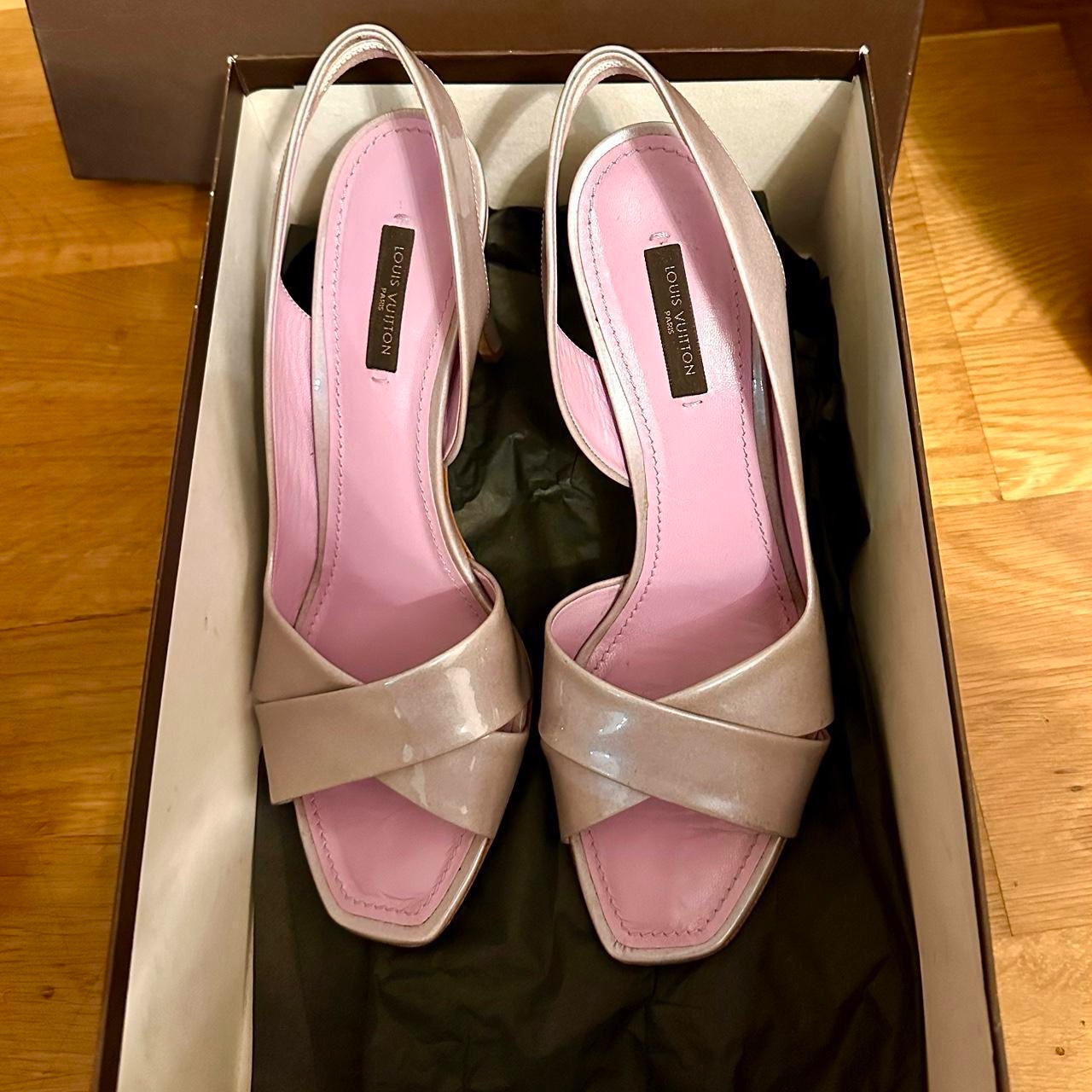 Louis Vuitton lilac high heels sandals size 39/uk 6 Beautiful,classy heels
