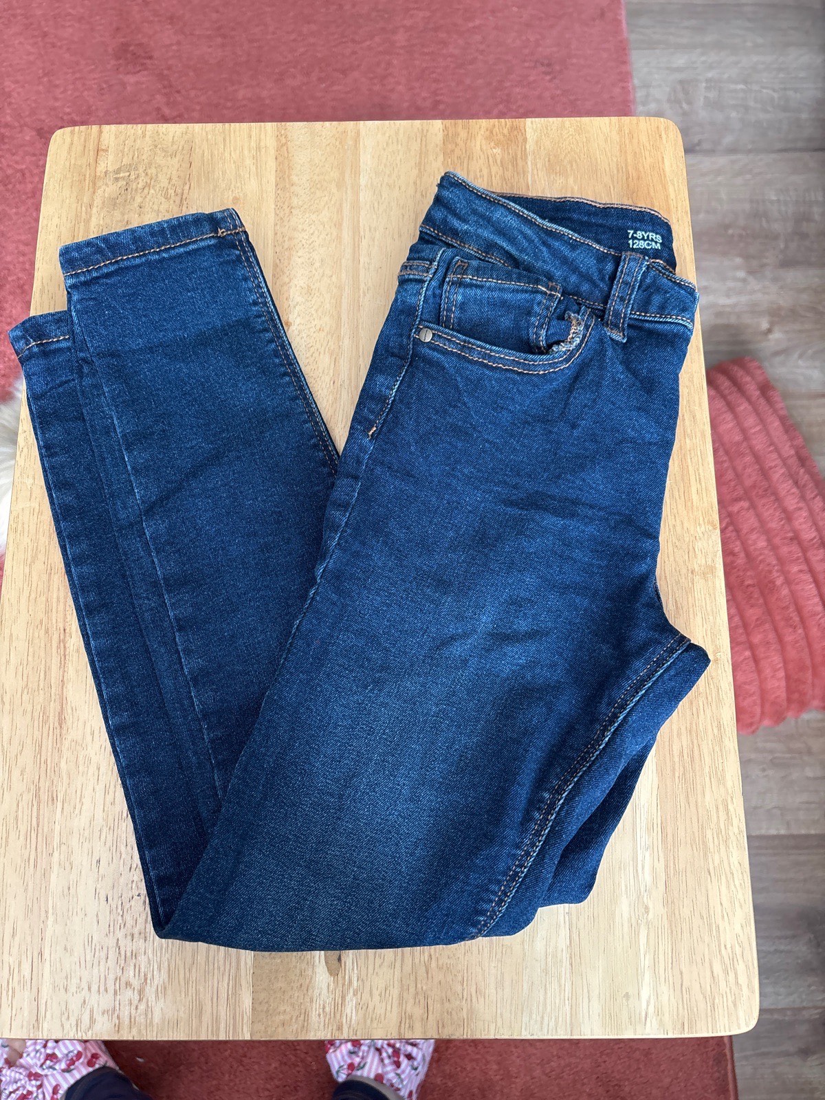 Girls skinny jeans 7-8