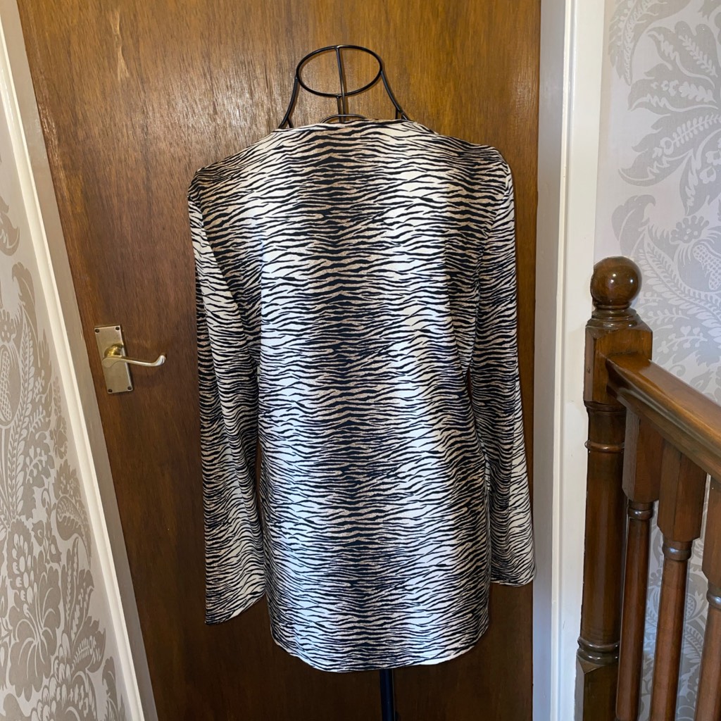 Ladies animal print 2 piece top